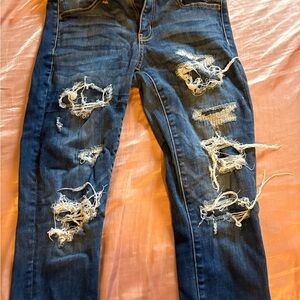 Four pairs jeans